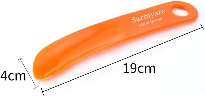 Sarmyarc Shoe Horn,2 Pack Plastic Shoe Horns, 10.3 Inches - Shoe Horns for Men, Women,Seniors& Kids Portable for Travel Use - Image 5